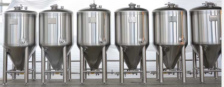 50L 1/2HL small dimension home beer fermentation tank jacketed fermenter sale well in restaurant and mini pub ZXF